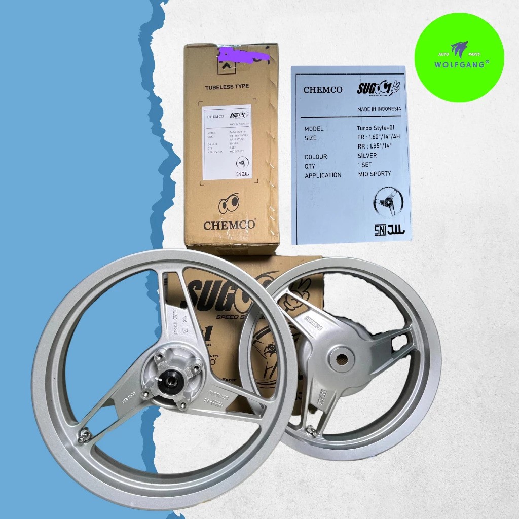 Chemco Velg Racing Sugooi Turbo Series Type 1 3