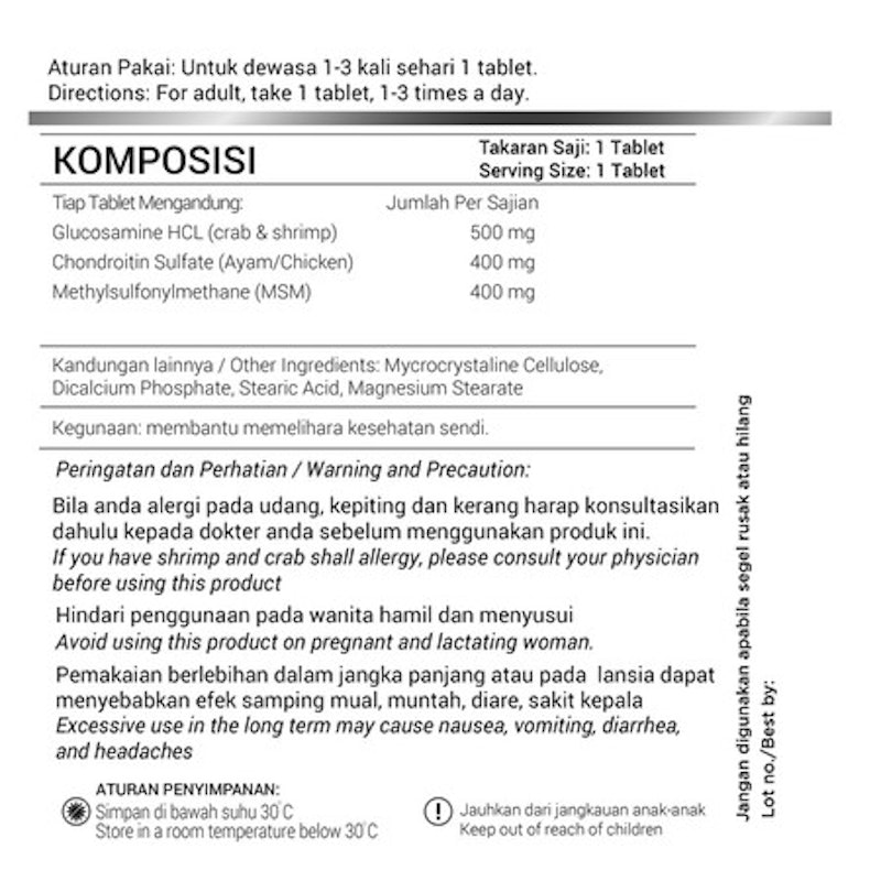 Treelains Glucosamine Chondroitin MSM 5
