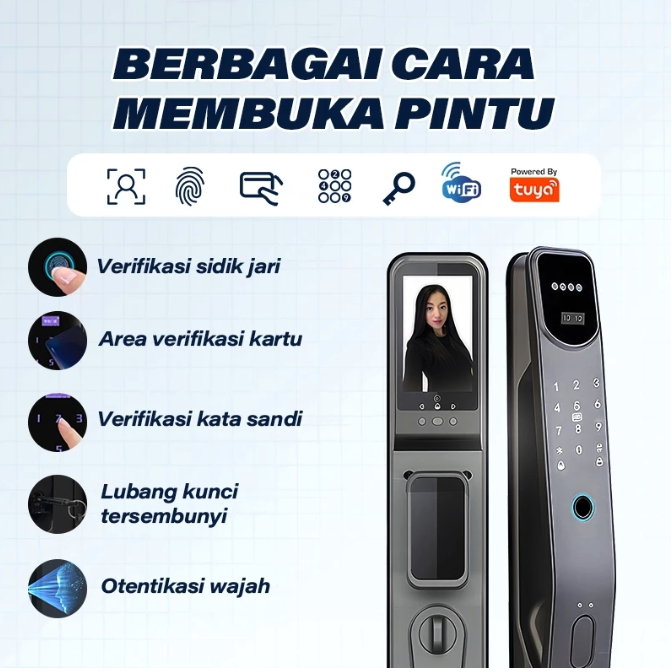 GreaME Automatic 3D Face Recognition Lock A-D1-SL