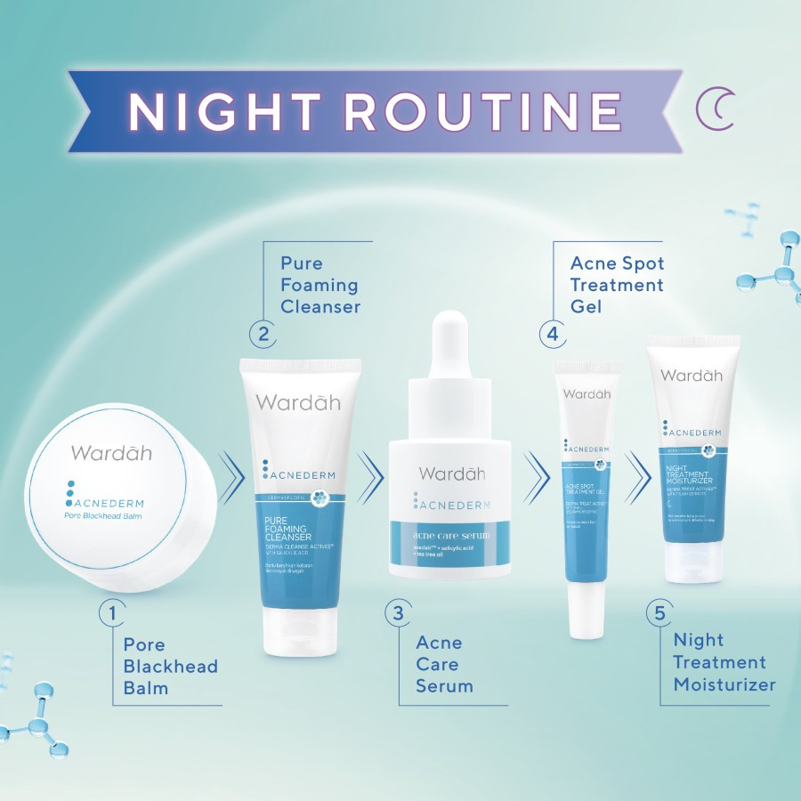 Paragon Technology and Innovation Wardah Acnederm Night Treatment Moisturizer