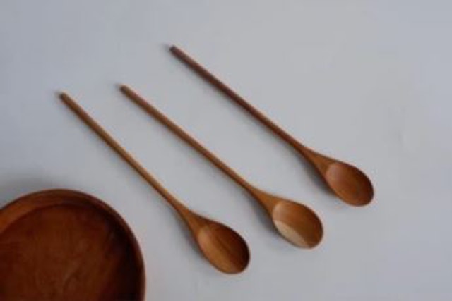  Sendok Teh Kayu Jati