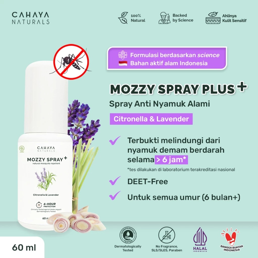  Cahaya Naturals Mozzy Spray+