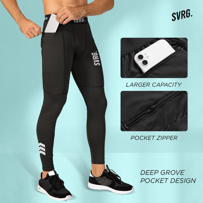 SVRG ONYX Men Compression Pants