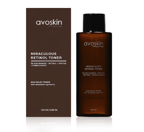 Toner Avoskin Miraculous Retinol 100ml-Best 2 in 1 Retinol Niacinamide