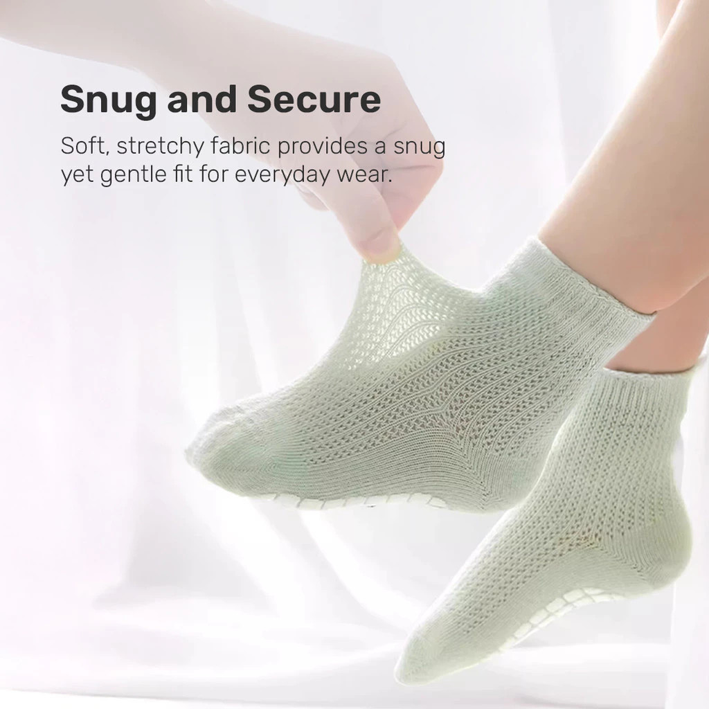 Sakumini Kaos Kaki Bayi Anti Slip 3 Pasang 3