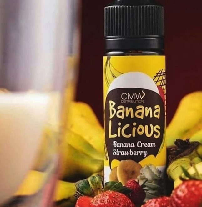 Indo Emkay Abadi Emkay Bananalicious Banana Cream Strawberry
