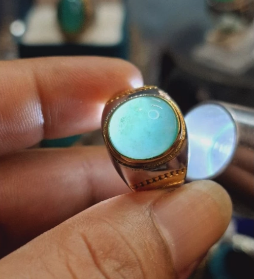 Cincin Batu Bacan Palamea Crystal Natural Super 3