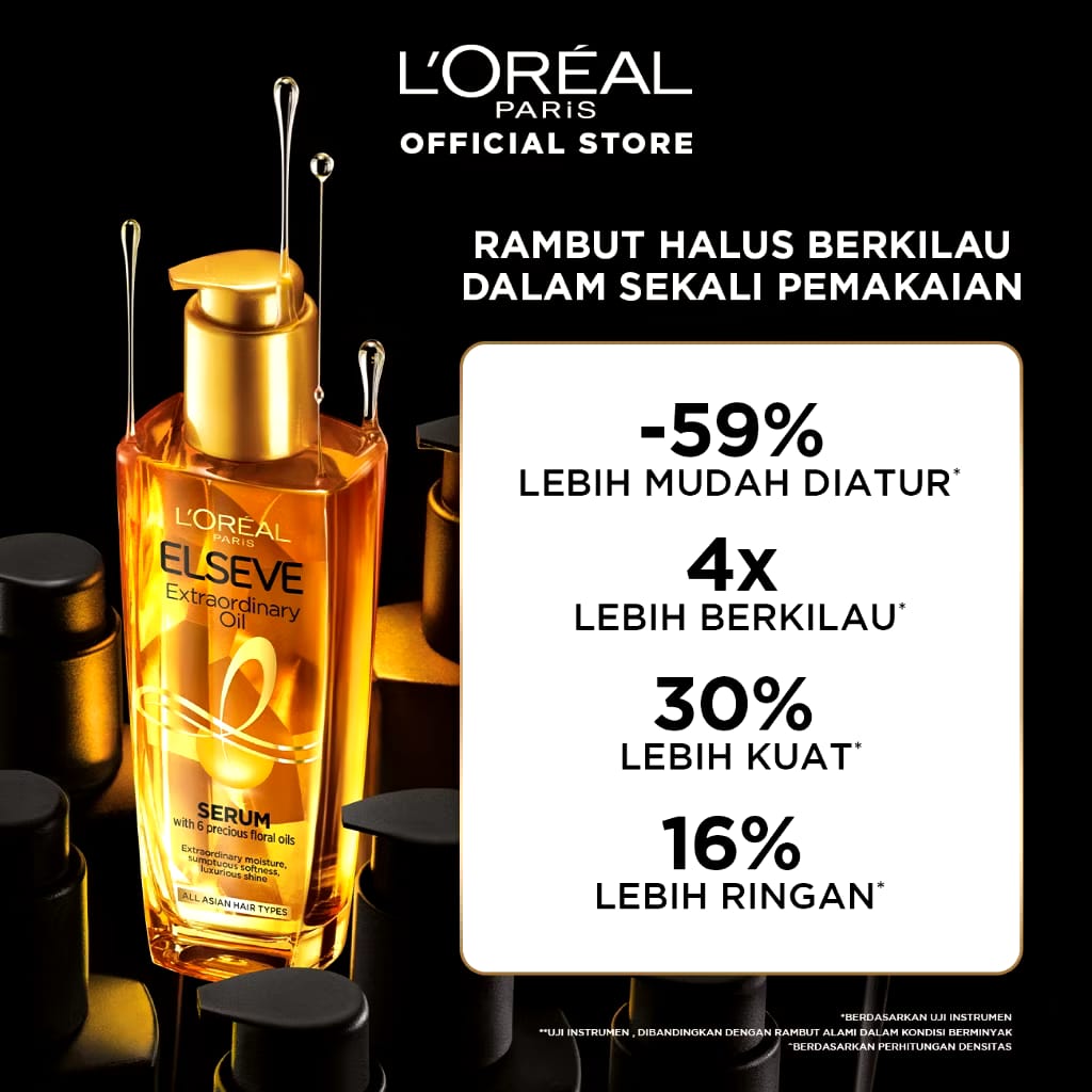 Elseve Extraordinary Oil Gold Hair Serum 3