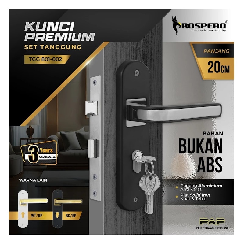 Prospero Handle Kunci Pintu Rumah 3