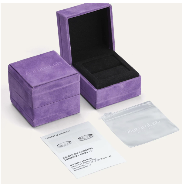 Aurum Lab Wedding Diamond Ring Leslie