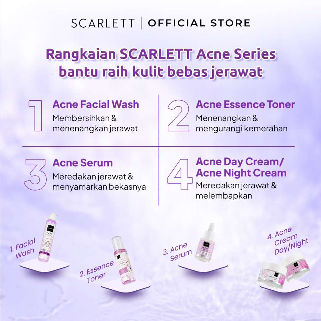 Opto Lingkar Sejahtera Scarlett Whitening Acne Serum