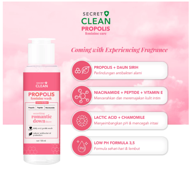 Victoria Care Indonesia Secret Clean Propolis Feminine Wash