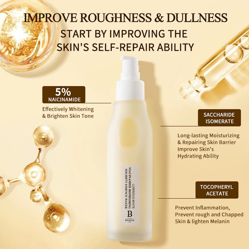 Premiere Beaute Luminous White Niacinamide Refreshing Solidity Essence Water 3