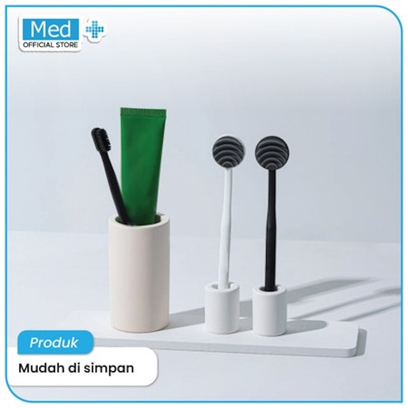 Med+ Sikat Pembersih Lidah 2