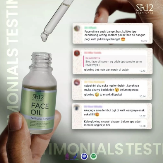 SR12 Herbal Perkasa SR12 Skincare Face Oil Natural Serum