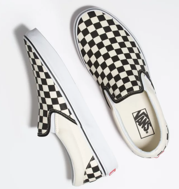 Vans Checkerboard Slip-On Black/Off White 