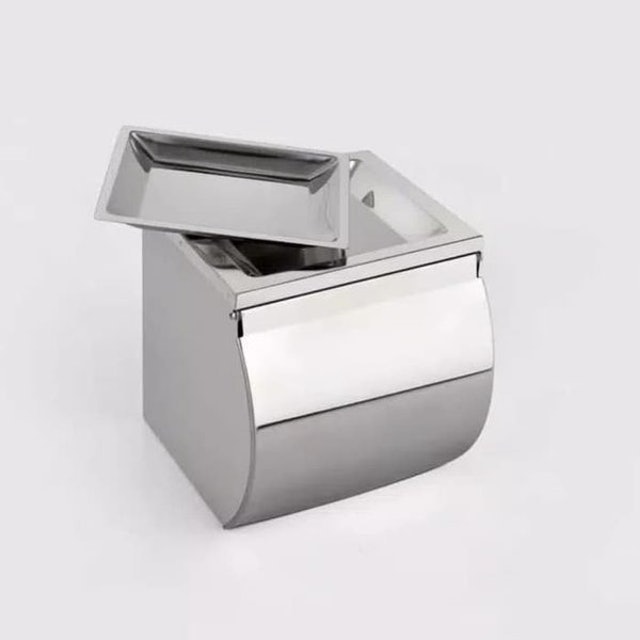 Stainless Steel Tempat Tisu Toilet Asbak
