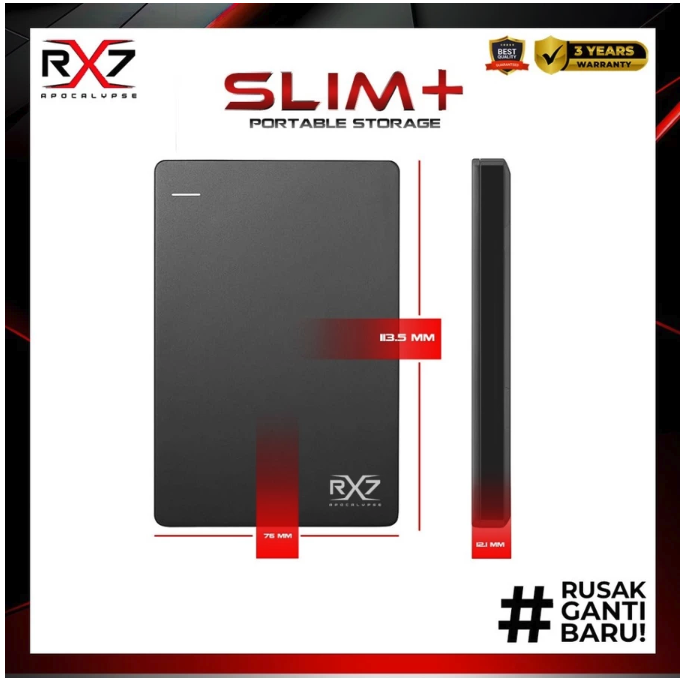 Team Group RX7 Apocalypse Slim+ Portable Storage 1TB 