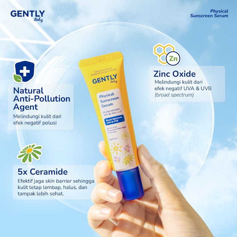 GENTLY Baby Physical Sunscreen Serum 3