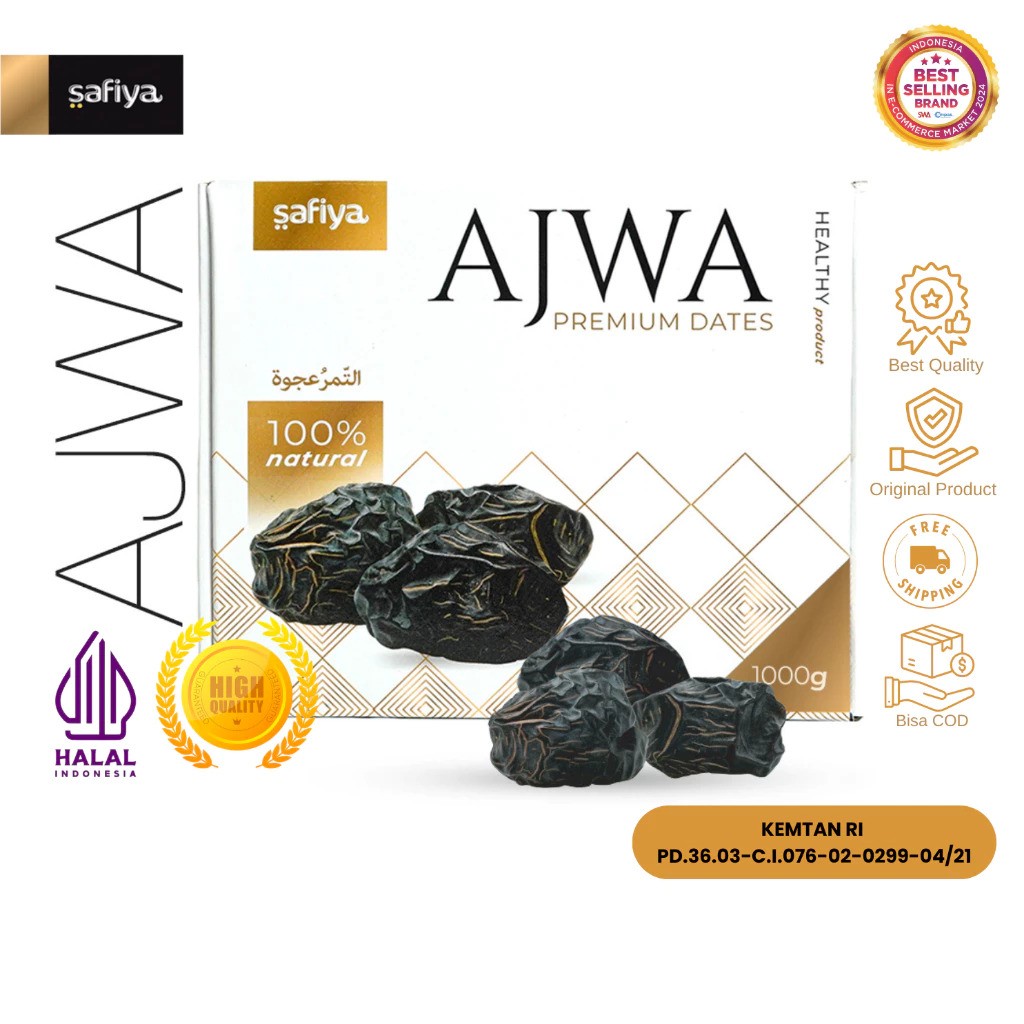 Safiya Kurma Ajwa 1 Kg 3
