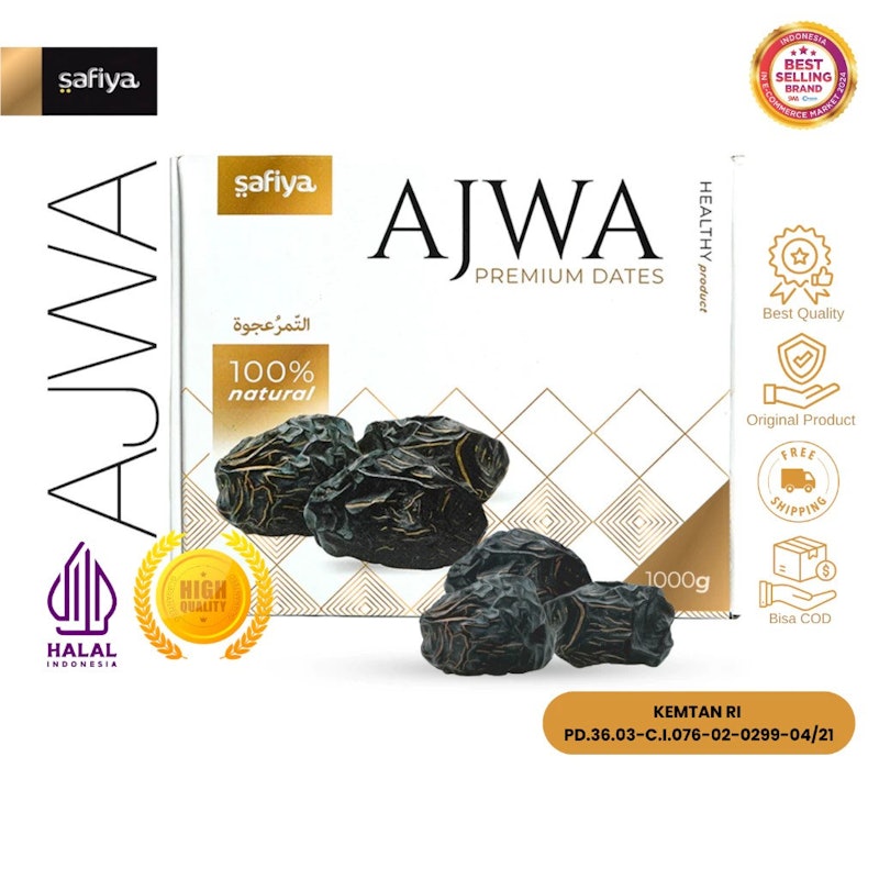 Safiya Kurma Ajwa 1 Kg 3