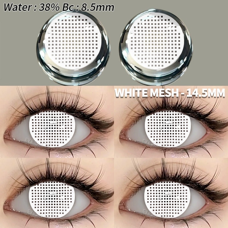 Eyeshare Softlens White Mesh 1