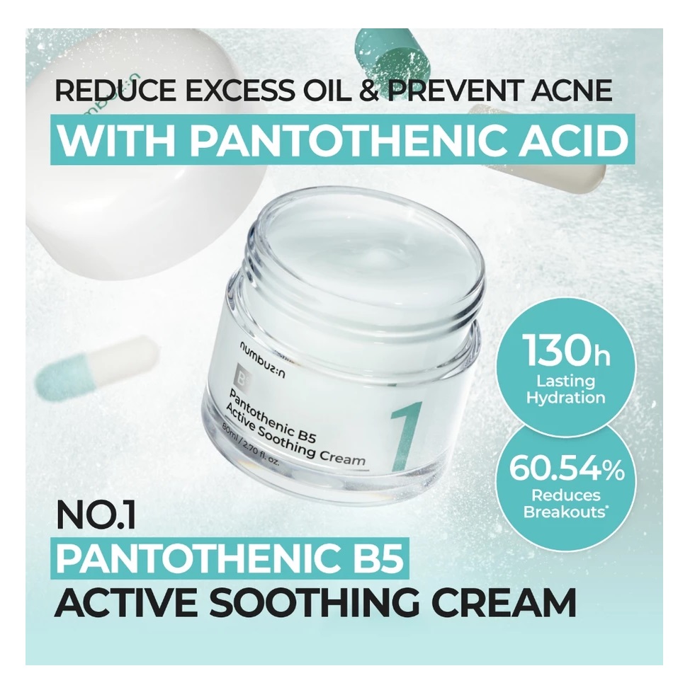 Numbuzin No.1 Pantothenic B5 Active Soothing Cream 2
