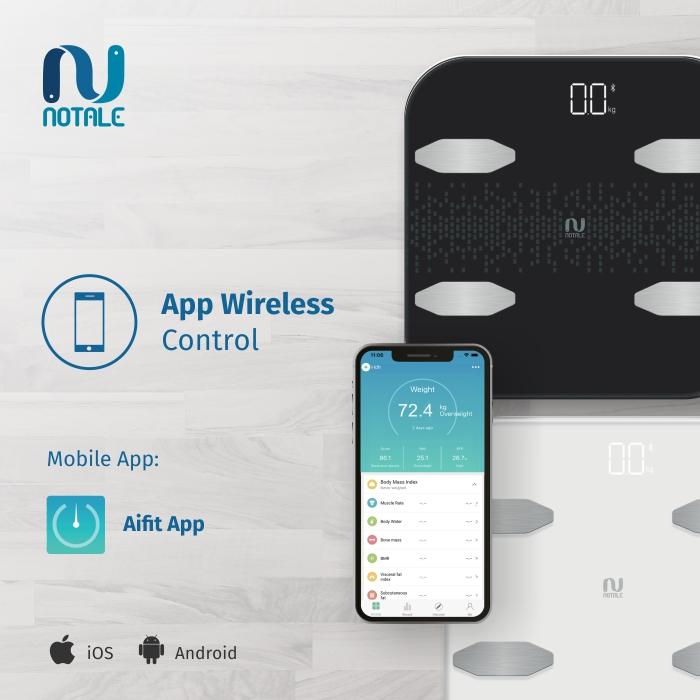 Inti Nya Teknologi Notale Digital Smart Scale  NTL-SS9 Pro 