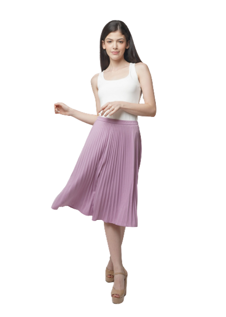 10 Rekomendasi Rok Midi Terbaik  2