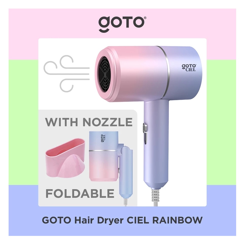 Pilar Niaga Makmur Goto Living Hair Dryer Ciel Rainbow