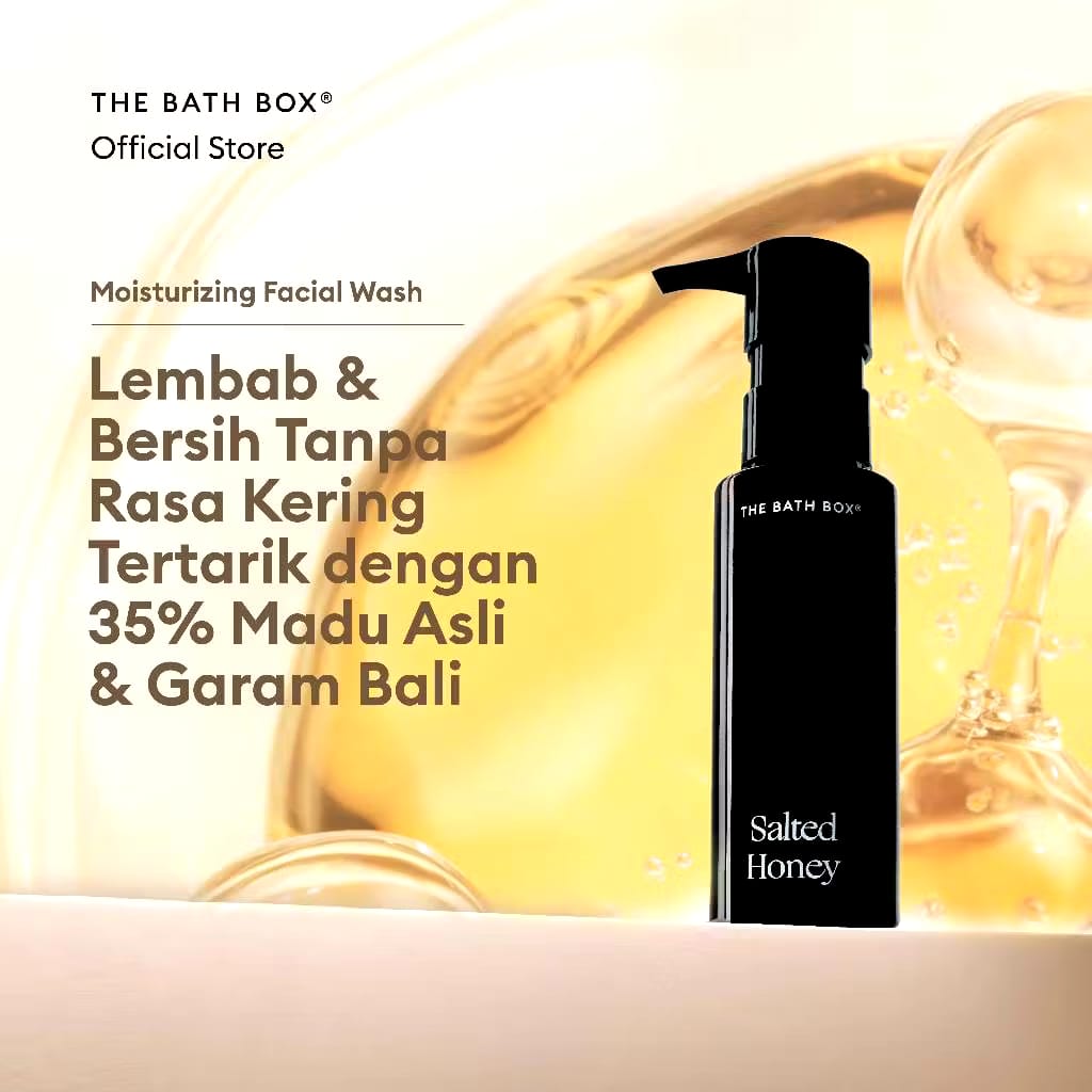 Mitra Kreasi Natural THE BATH BOX® Salted Honey Facial Cleanser