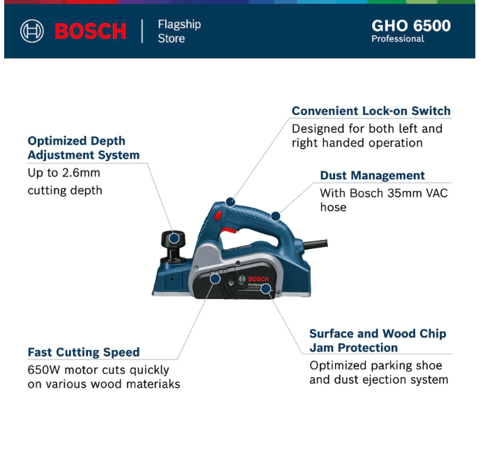 Robert Bosch BOSCH Professional Planer GHO 6500