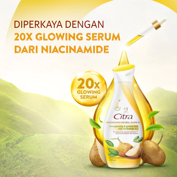Unilever Indonesia Citra Bengkoang Natural Glow UV