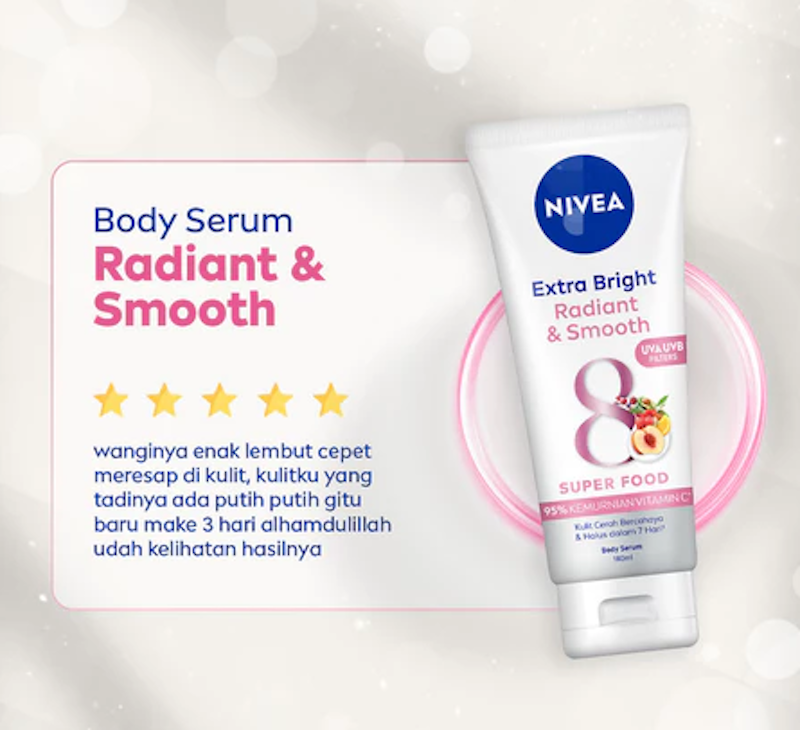 Extra Bright Radiant & Smooth Body Serum 5