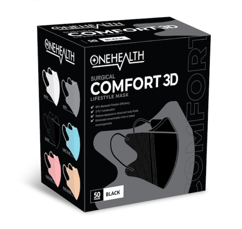 Onehealth Surgical Comfort 3D 50 Pcs
