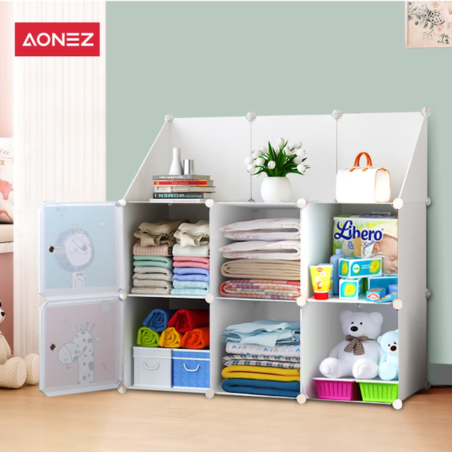 Aonez Lemari Plastik Pakaian Anak