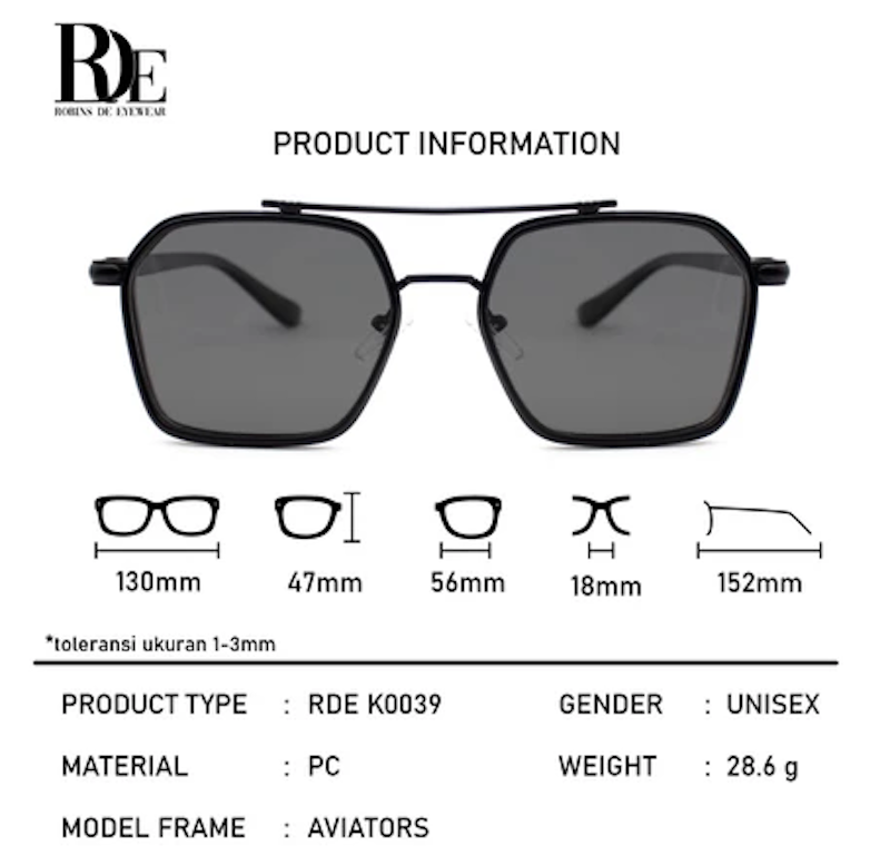 Robins Sunglasses Black 5