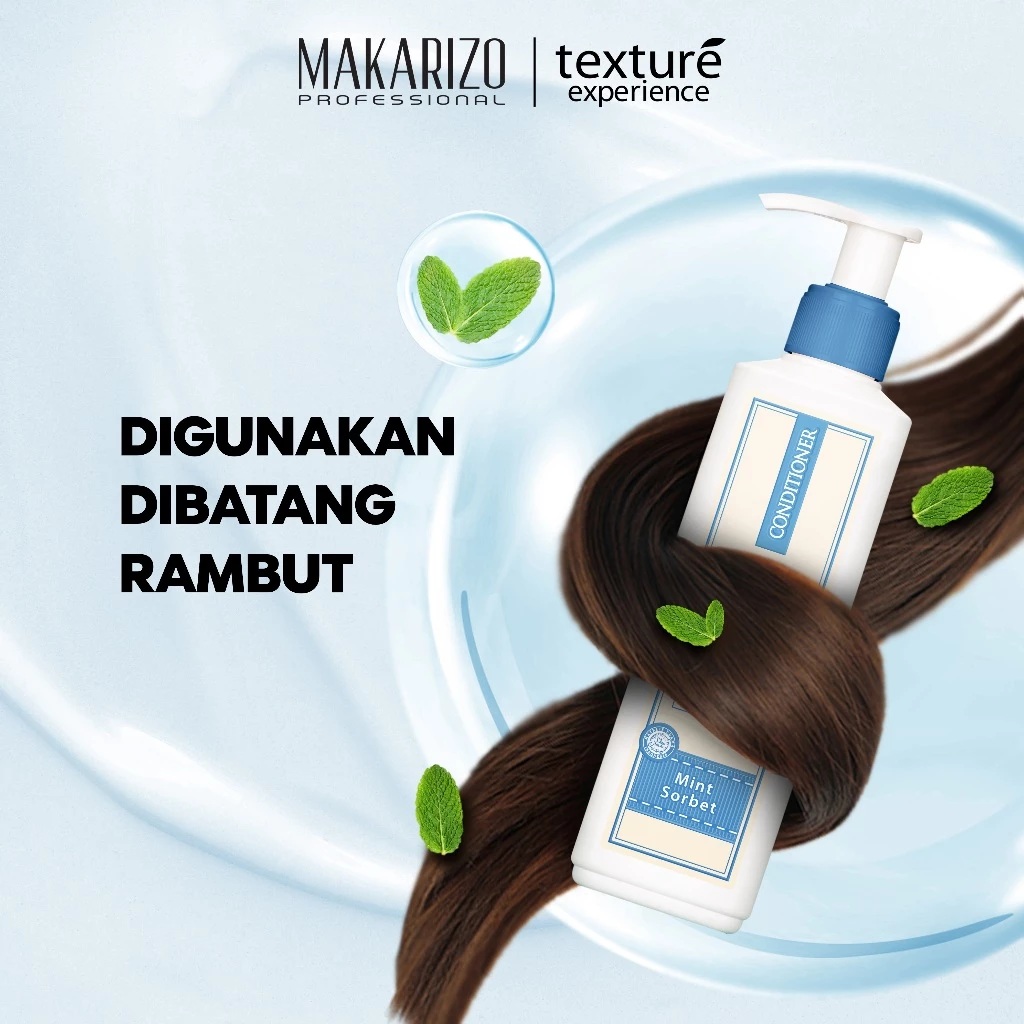Akasha Wira International Makarizo Professional Texture Experience Conditioner Mint Sorbet