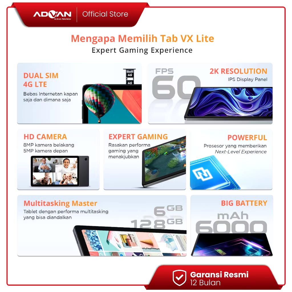 Bangga Teknologi Indonesia Advan Tab VX Lite