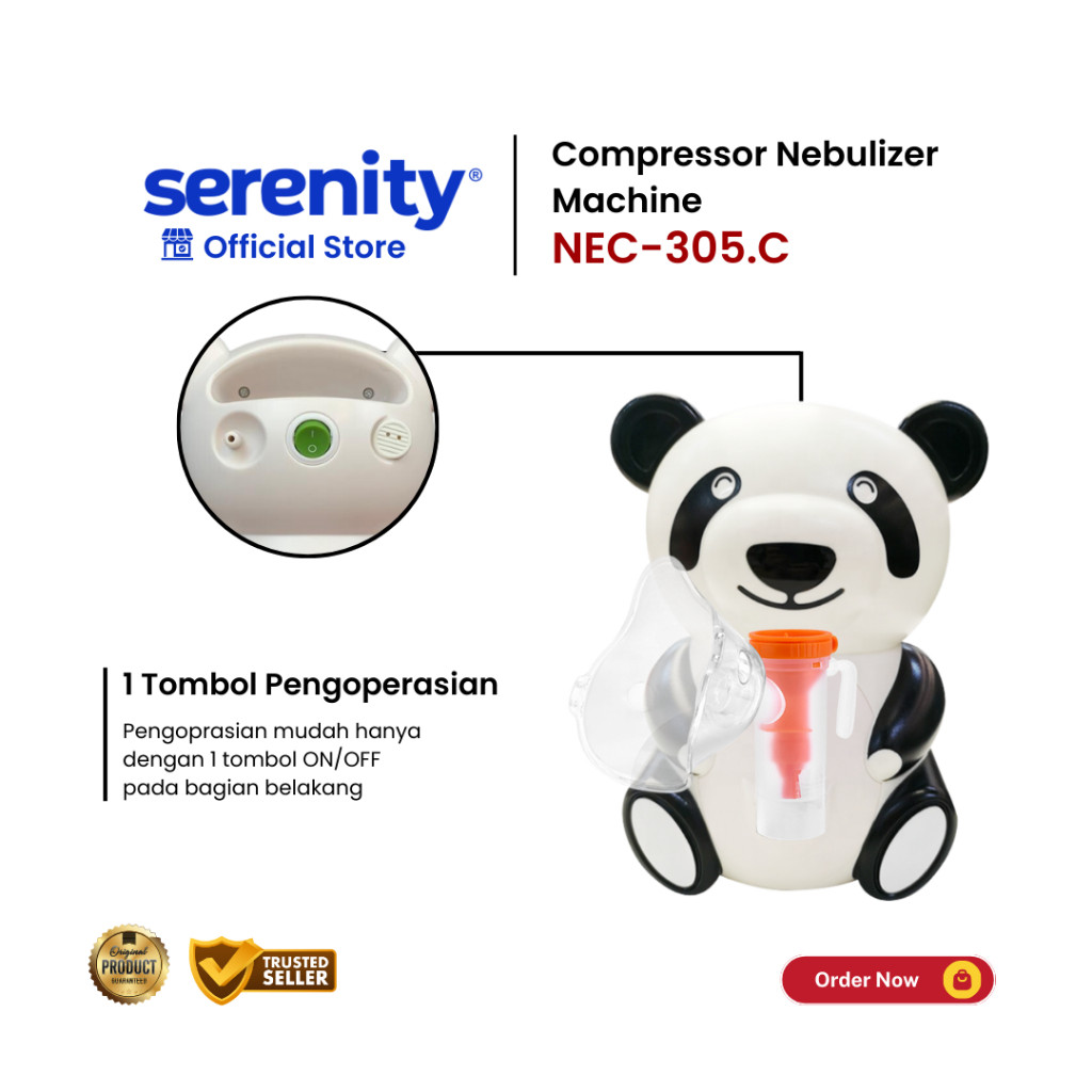 Serenity Indonesia Serenity Compressor Nebulizer  NEC-305.C