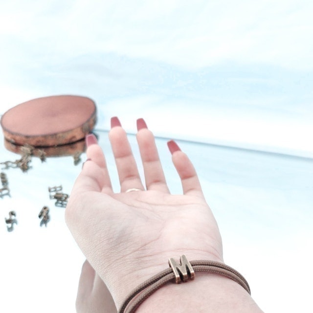 Gelang Nama Satu Inisial Huruf