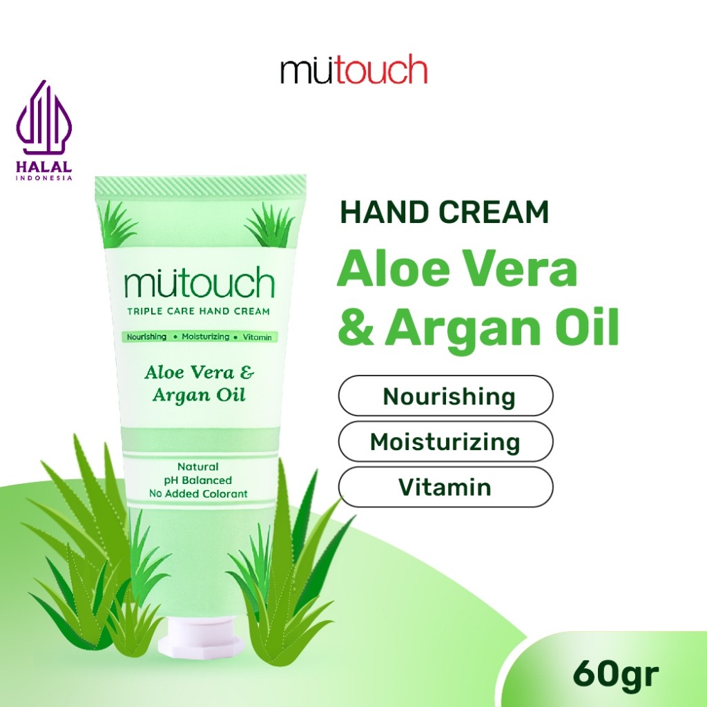 MuTouch Triple Care Hand Cream Aloe Vera & Argan Oil 2