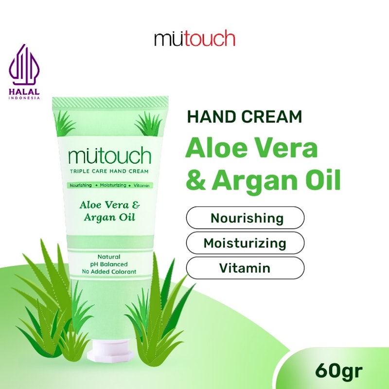 MuTouch Triple Care Hand Cream Aloe Vera & Argan Oil 2