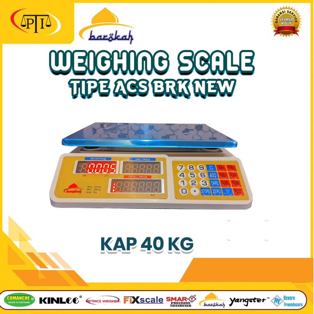 Tujuh Bersaudara Barokah Barokah Timbangan Meja 40 kg