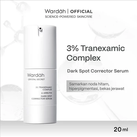 Paragon Technology and Innovation Wardah Crystal Secret 3% Tranexamic Complex α-Arbutin Dark Spot Corrector Serum