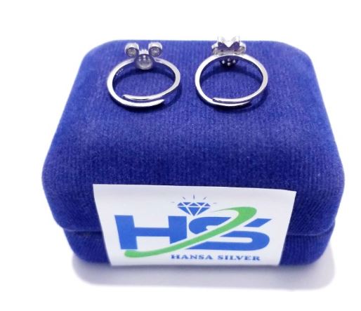 Hansa Silver Cincin Perak Anak Bayi Mickey Mouse