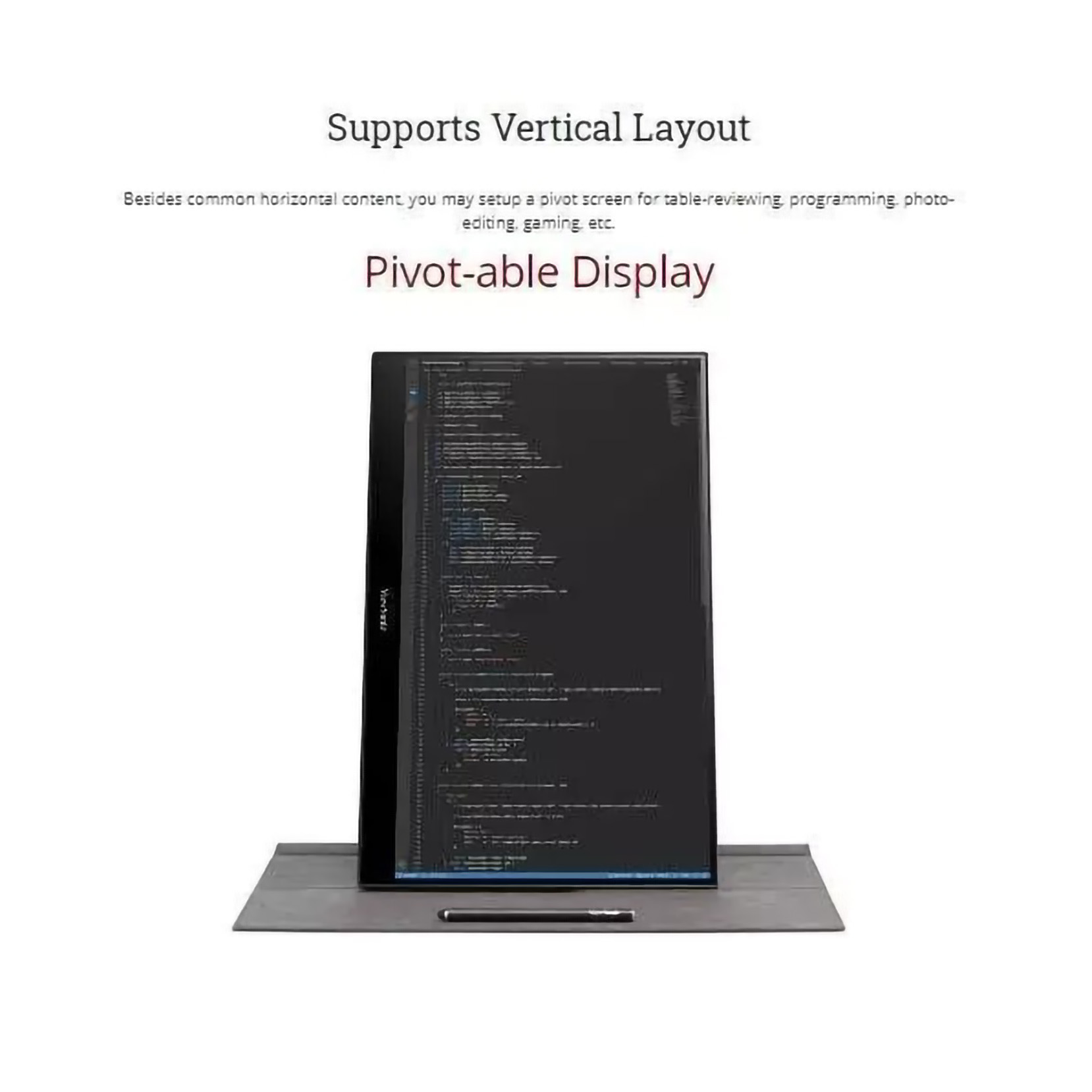 ViewSonic Corporation ViewSonic Ultra-Portable Touch Display TD1655