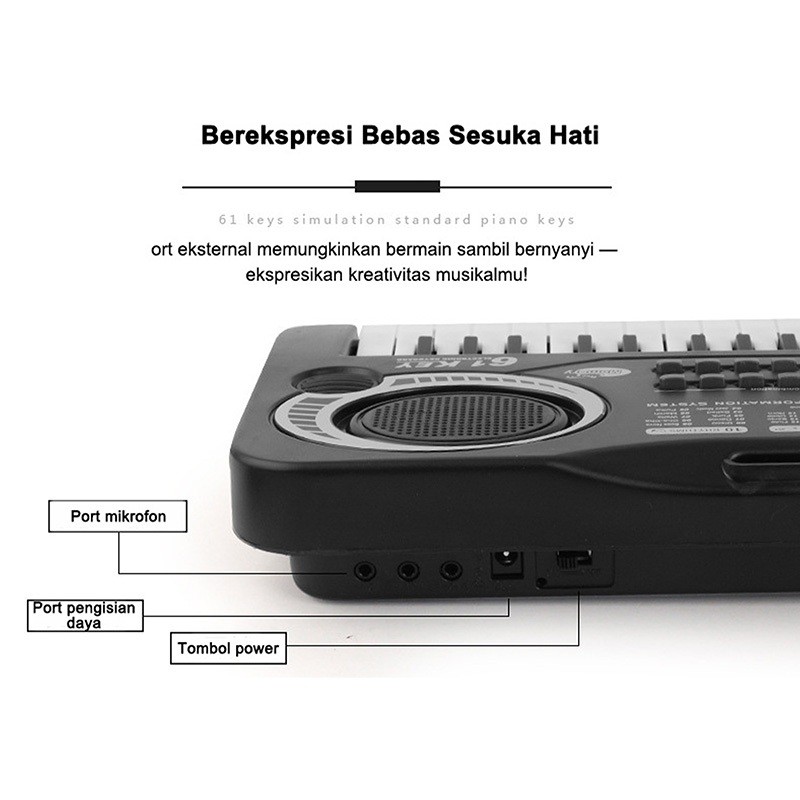  Piano Elektronik 61 Tuts