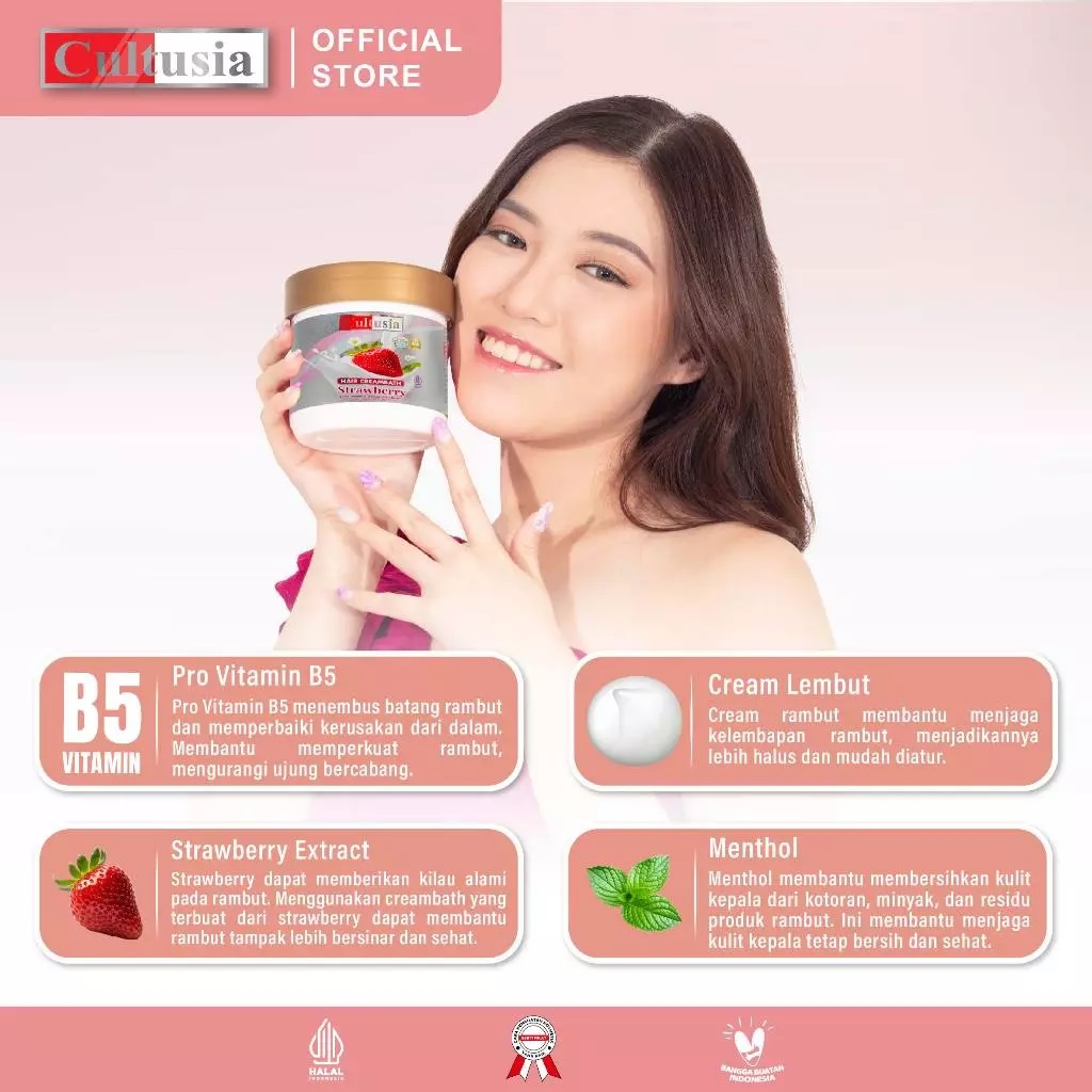 Anugerah Familindo Utama Cultusia Creambath Strawberry