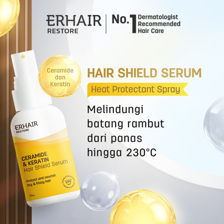 Erha Clinic Indonesia Erhair Restore Ceramide & Keratin Hair Shield Serum